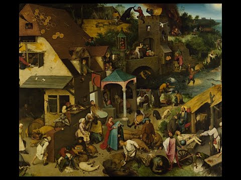პიტერ ბრეიგელი (უფროსი) Pieter Bruegel the elder - ნიდერლანდური იგავები Netherlandish Proverbs
